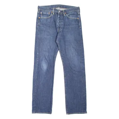 LEVI'S 501 Jeans Mens Blue Regular Straight W32 L32