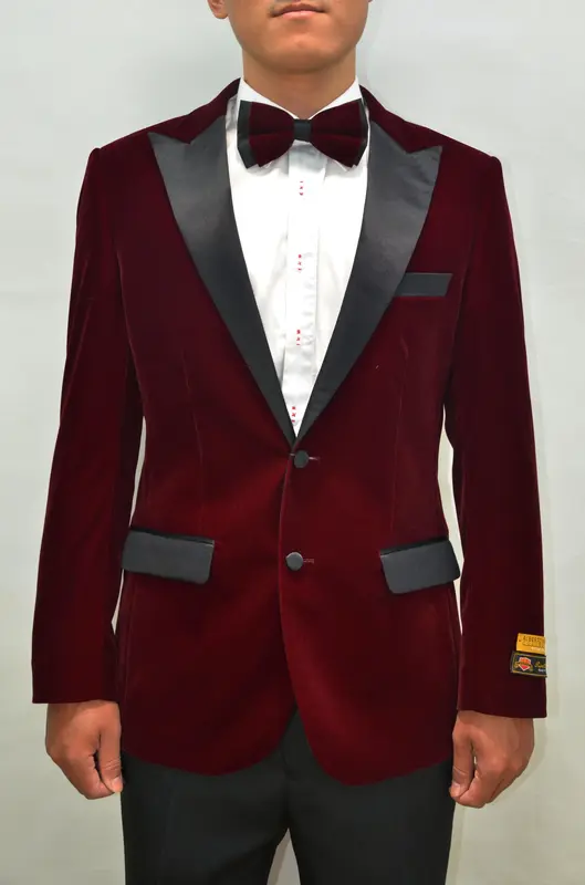 Velvet-Tux101 #4 Burgundy/Blk