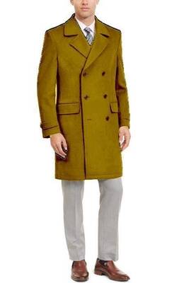 Mens Wool Trench coat - 