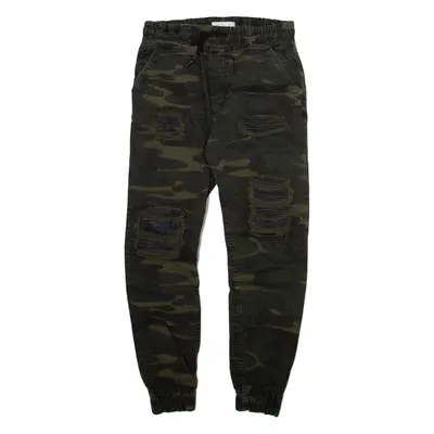 ZARA MAN Camo Mens Trousers Grey Regular Tapered W28 L26