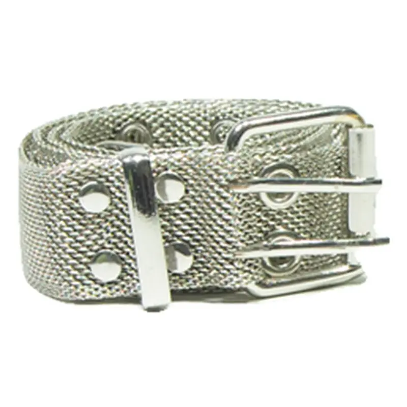 Womens Chain Belt Silver 38