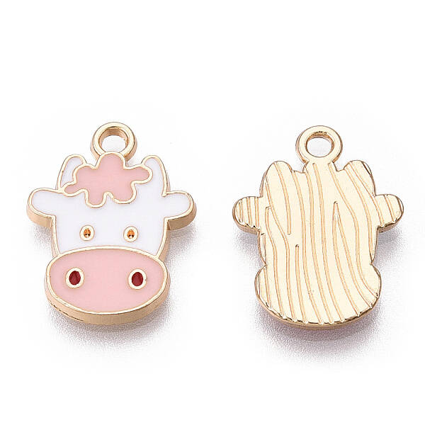 Light Gold Plated Alloy Pendants