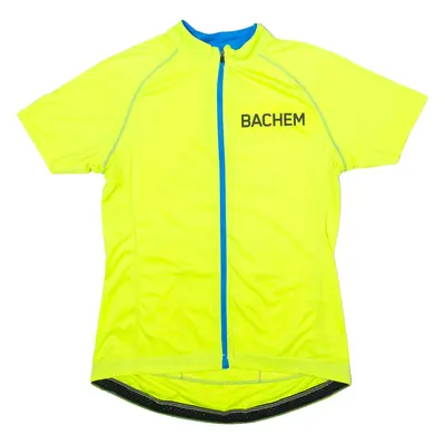 JAMES & NICHOLSON Team Bachel Full Zip Cycling Womens Jersey Yellow High Neck S