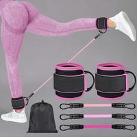 Ankle Resistance Bands & Ankle Band Set, 1 Set Adjustable Fitness Band & Ankle Bands & Storage Bag, Home Gym Kit, Leg & Hip T...