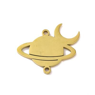 304 Stainless Steel Hollow Connector Charms