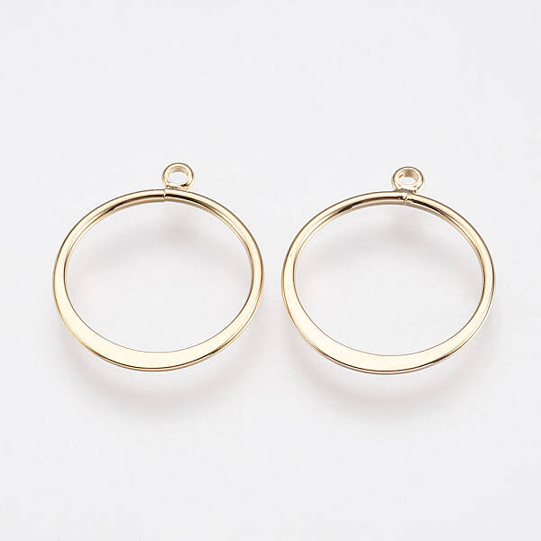 Long-Lasting Plated Brass Pendants