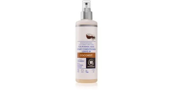 Urtekram Coconut Regenerating Leave-In Conditioner for Hydration and Shine 250ml
