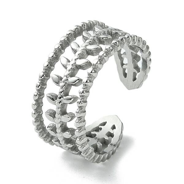 Non-Tarnish 304 Stainless Steel Open Cuff Ring