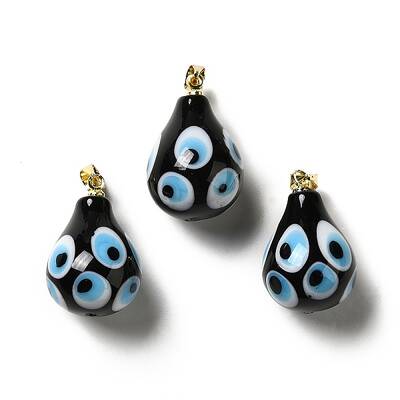 Handmade Evil Eye Lampwork Pendants