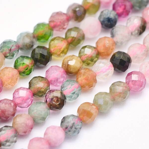 Natural Tourmaline Beads Strands