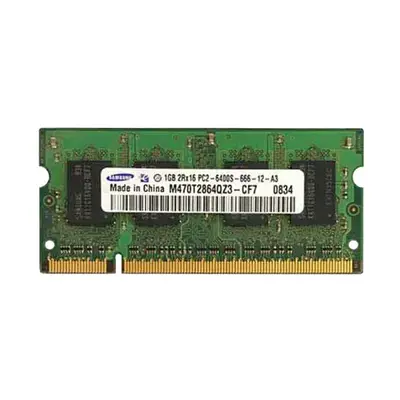 M470T2864QZ3-CE7 Samsung 1GB DDR2-800MHz SODIMM 2Rx16 CL6 Memory