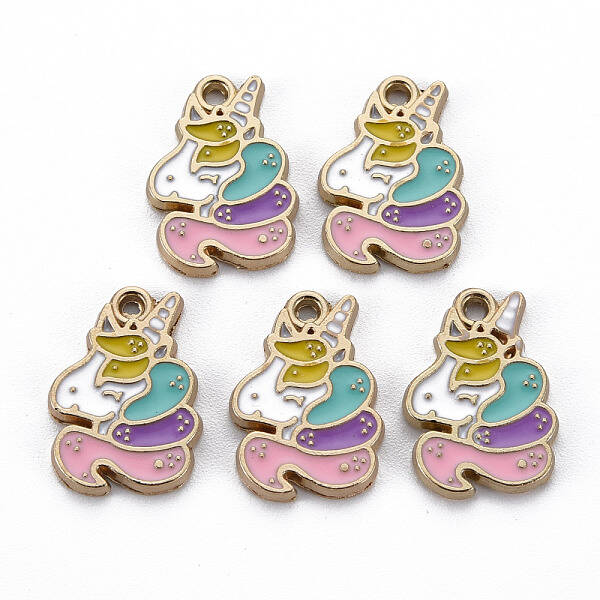 Alloy Enamel Pendants