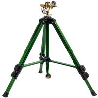 Hourleey Impact Sprinkler on Tripod Base, Heavy Duty Brass Sprinklers for Yard Lawn Garden, 0-360 Degree Large Area Coverage,...