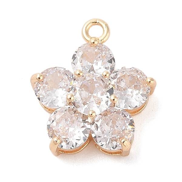 Brass Inlay Clear Glass Pendants
