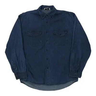 Jazzman Denim Shirt - XL Blue Cotton