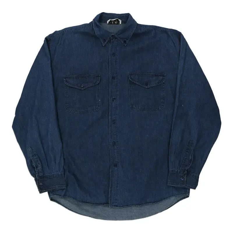 Jazzman Denim Shirt - XL Blue Cotton