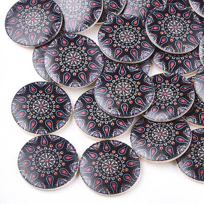 Printed Wooden Pendants