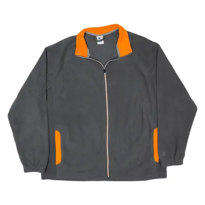STARTER Fleece Jacket Grey Mens XL