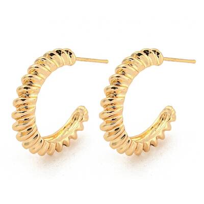 Alloy Hoop Earring