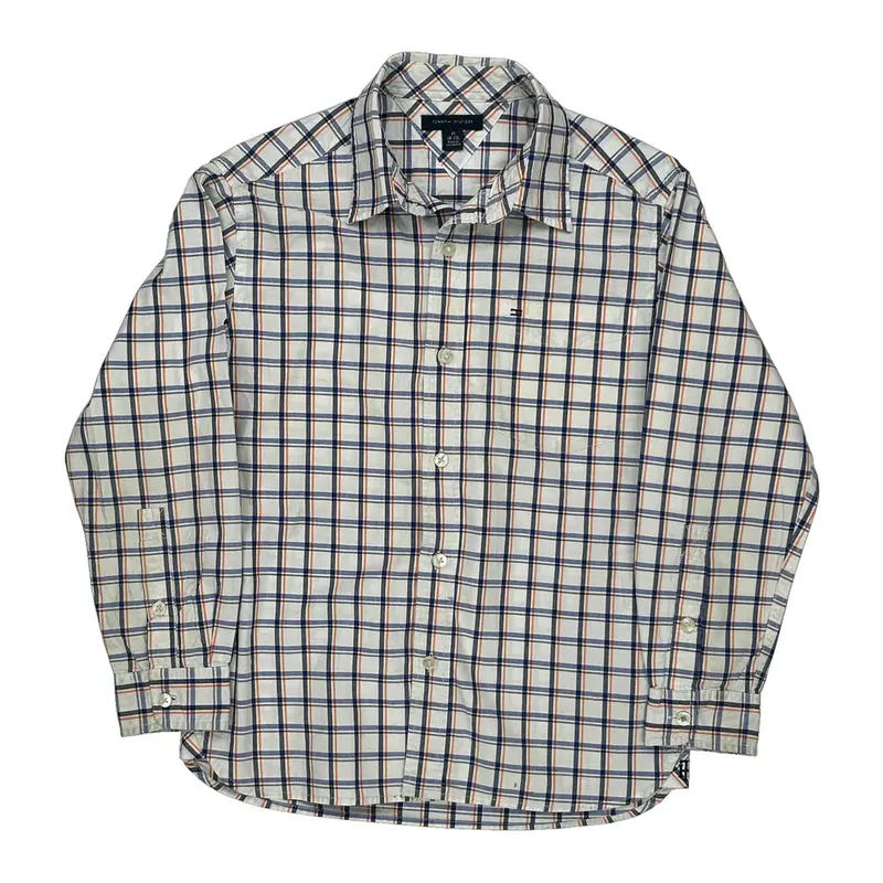 Age 8-10 Tommy Hilfiger Checked Shirt - Medium Multicoloured Cotton