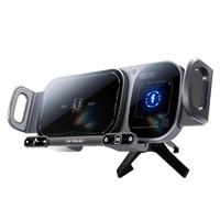 90° Rotating Car Phone Holder, Wireless Charging Phone Holder Car Mount for Folding Screen, Universal Smartphone, Super Stab...