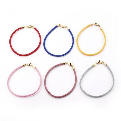 Braided Cotton Cord Bracelet Making