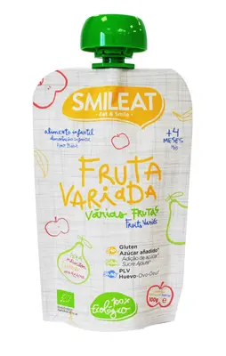 Smileat Pouch Strawberry Banana 100g