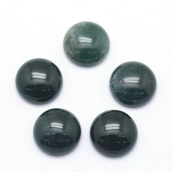Natural Moss Agate Cabochons