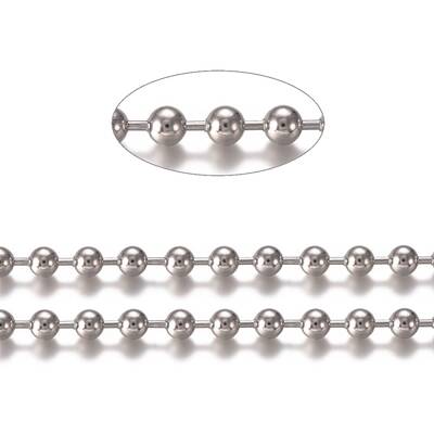 Tarnish Resistant 304 Stainless Steel Ball Chains