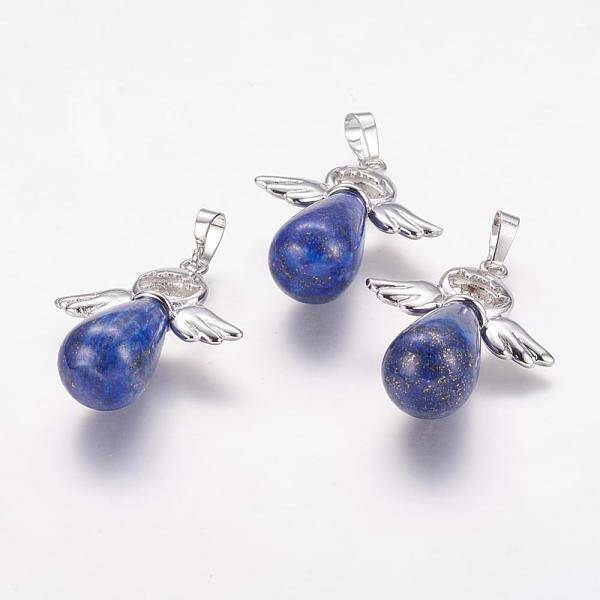 Synthetic Lapis Lazuli Pendants