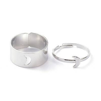 Alloy Adjustable Rings Set