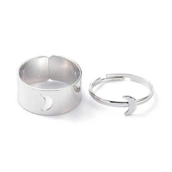 Alloy Adjustable Rings Set