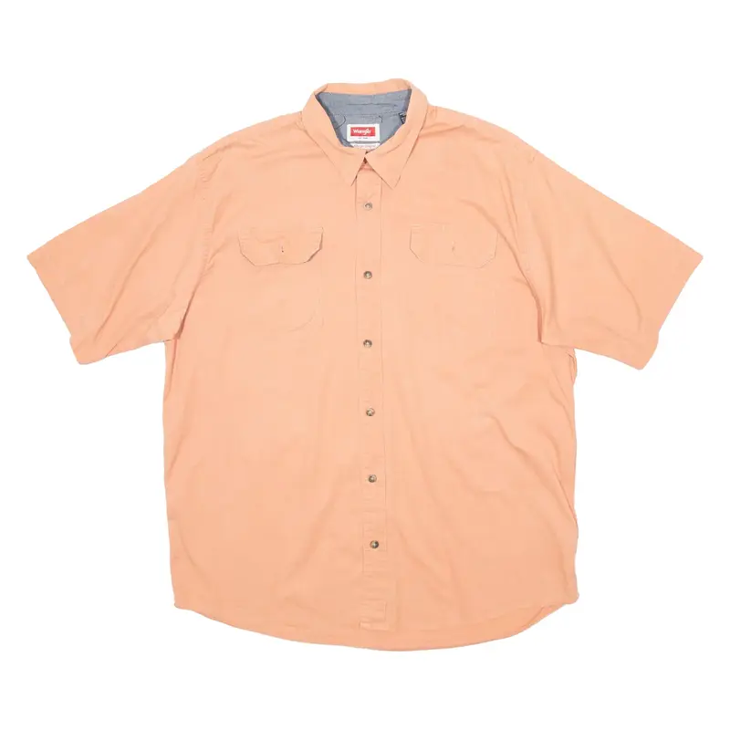 WRANGLER Mens Plain Shirt Pink L
