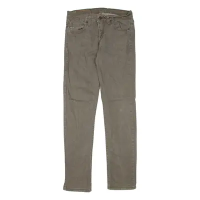 LEVI'S 511 Jeans Mens Green Slim Straight W29 L32