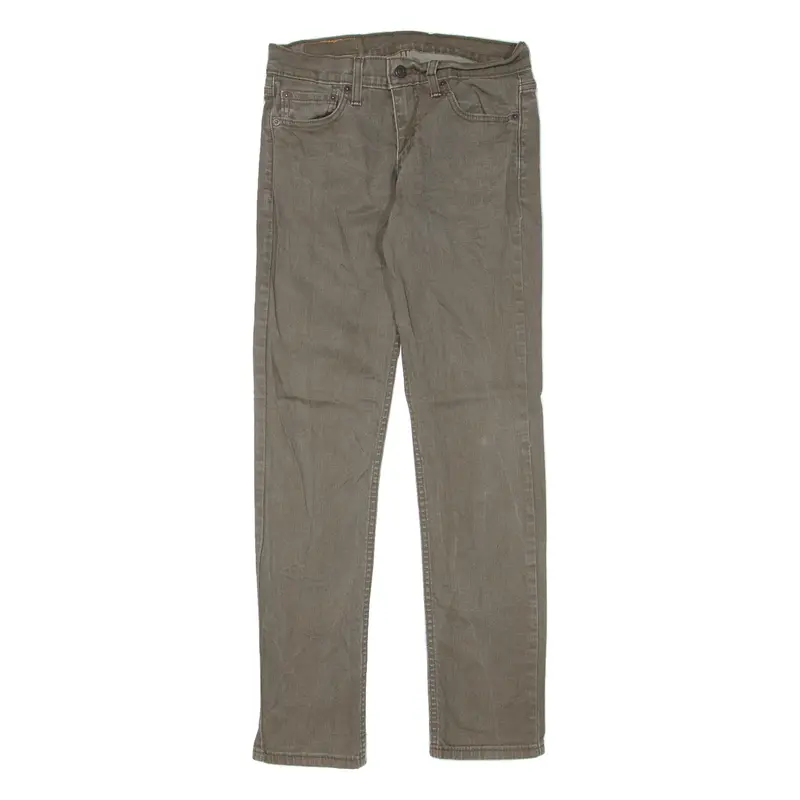 LEVI'S 511 Jeans Mens Green Slim Straight W29 L32