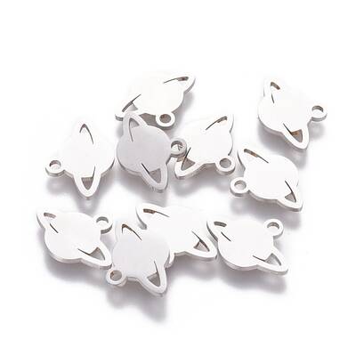 Non-Tarnish 201 Stainless Steel Universe Space Charms