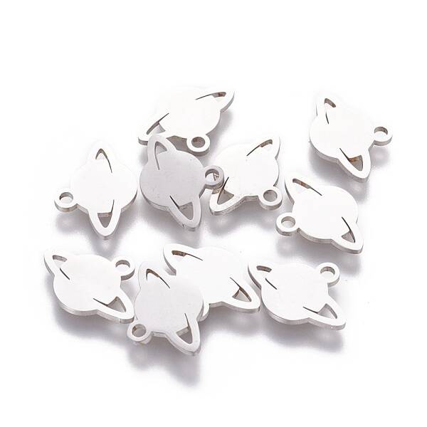 Non-Tarnish 201 Stainless Steel Universe Space Charms