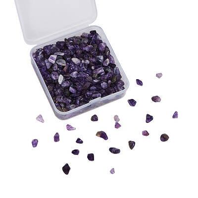 Natural Amethyst Chip Beads