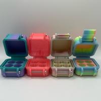 peptide Vial storage box 2x2  (4 vials) 3 ml (17mm) pick your own color!