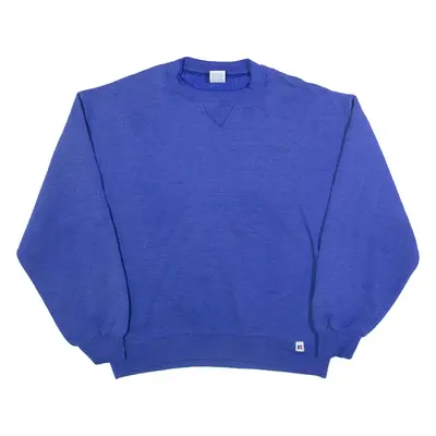 RUSSELL ATHLETIC Womens Sweatshirt Blue M