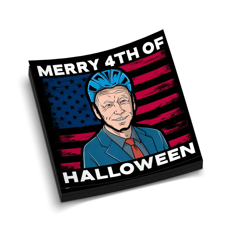 4th Of Halloween - Hard Hat Decal