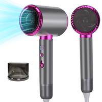 ion hair dryer,blow dryer，high speed constant temperature gale, 3 gear adjustment, light feedback hair dryer, hot and cold ...
