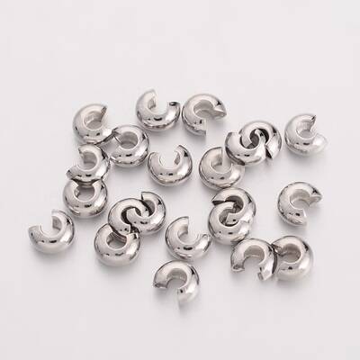 Brass Crimp Beads Covers