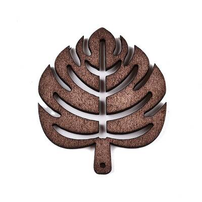 Natural Poplar Wood Pendants