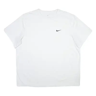 NIKE Mens T-Shirt White 2XL