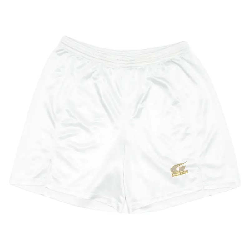 GEMS Mens Sports Shorts White L W30