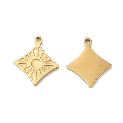 Ion Plating(IP) 316L Surgical Stainless Steel Charms
