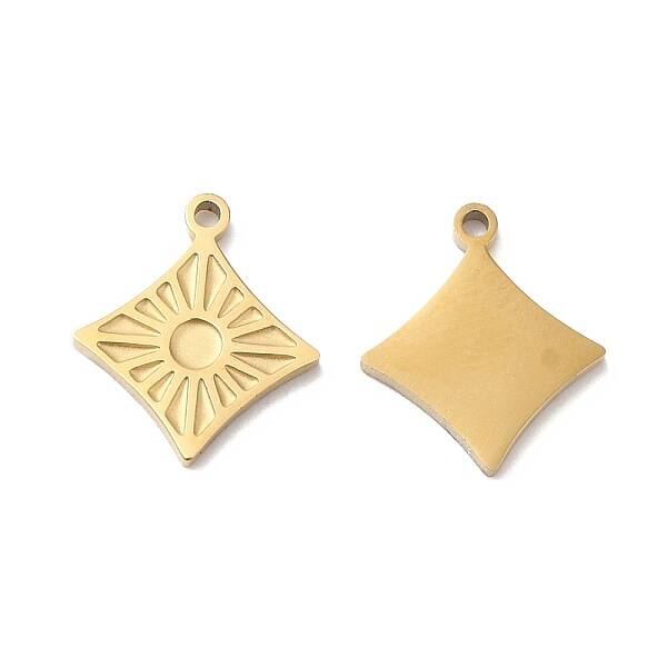 Ion Plating(IP) 316L Surgical Stainless Steel Charms
