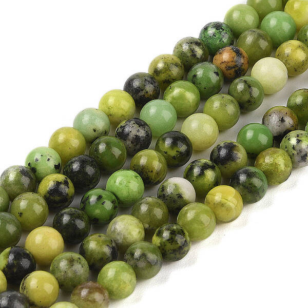 Natural Serpentine Beads Strands