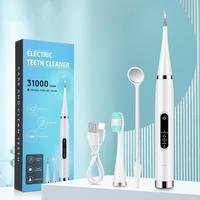 Electric Teeth Cleaner, 1 Set Waterproof Teeth Cleaning Kit, USB Rechargeable Oral Irrigator, Portable Oral Care Tool for Hom...